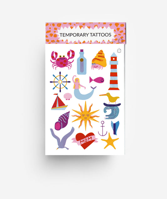 modern and fun Maritime Temporary Tattoos jungwiealt