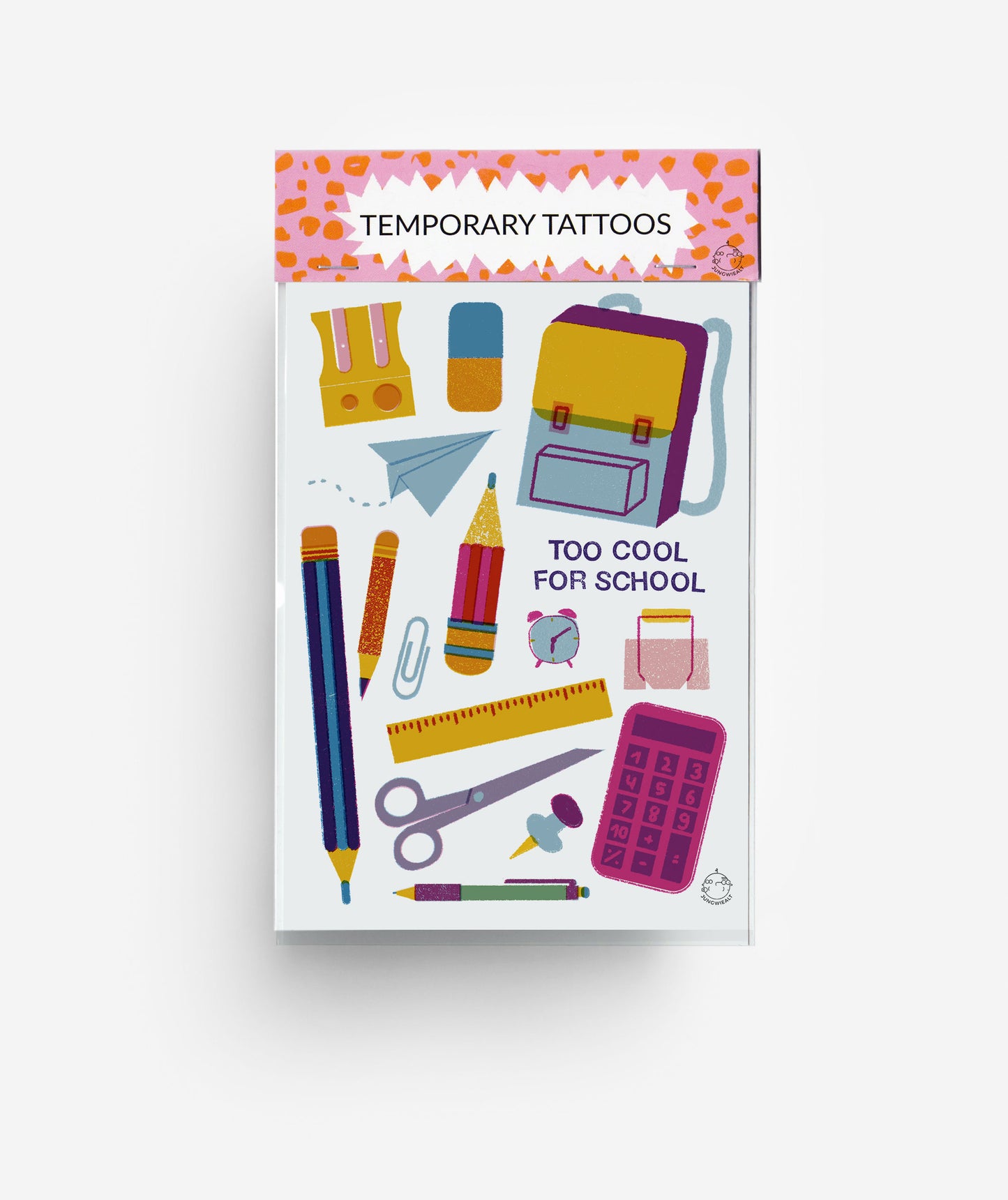 modern and fun School Temporary Tattoos jungwiealt