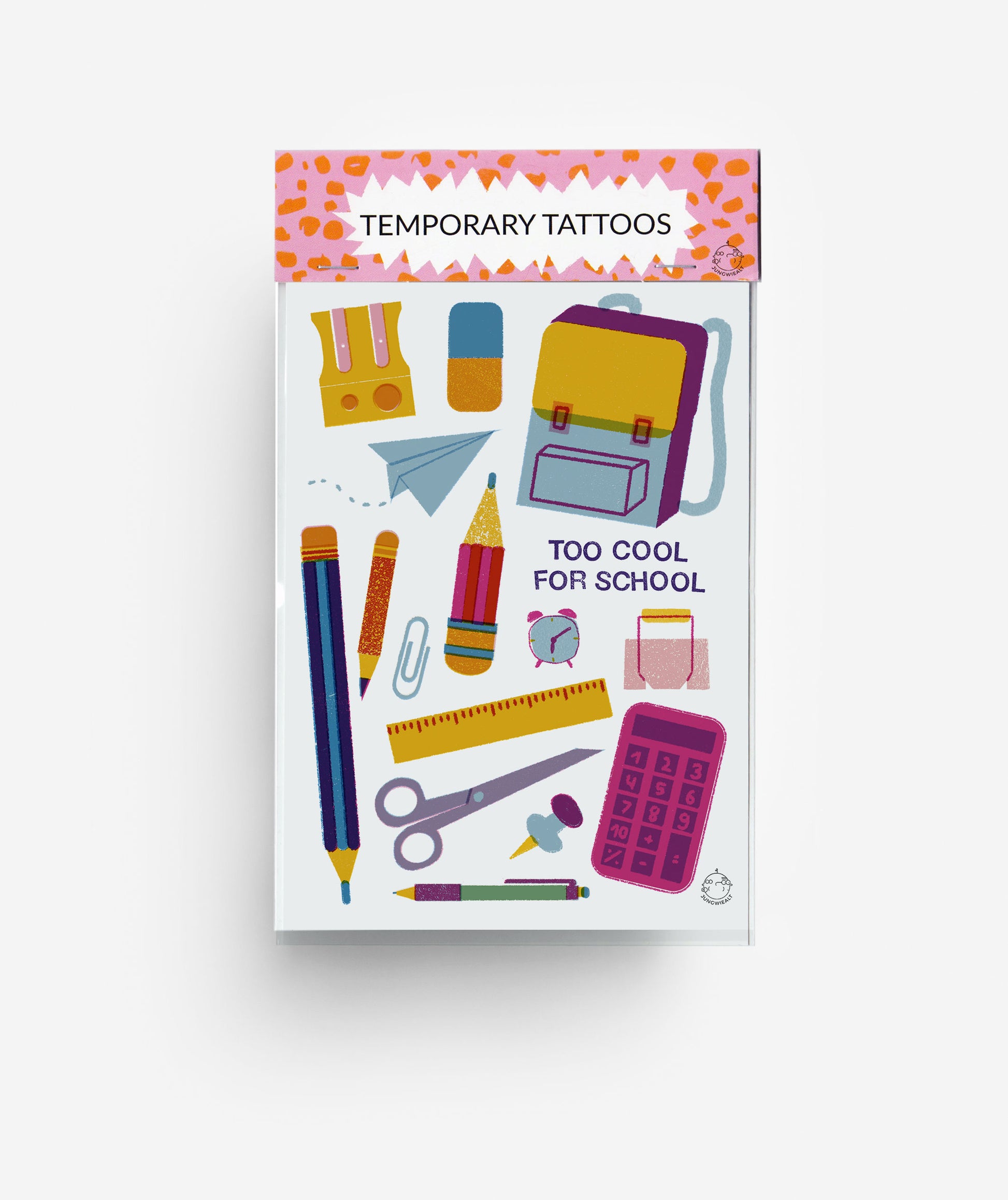 modern and fun School Temporary Tattoos jungwiealt