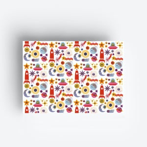 Space Gift Wrap Set jungwiealt