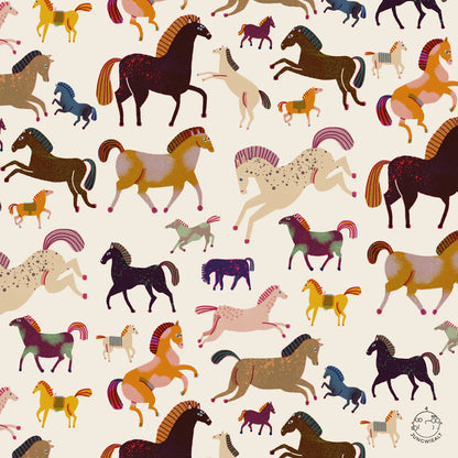 detail of Organic Cotton Horse Bandana Scarf jungwiealt