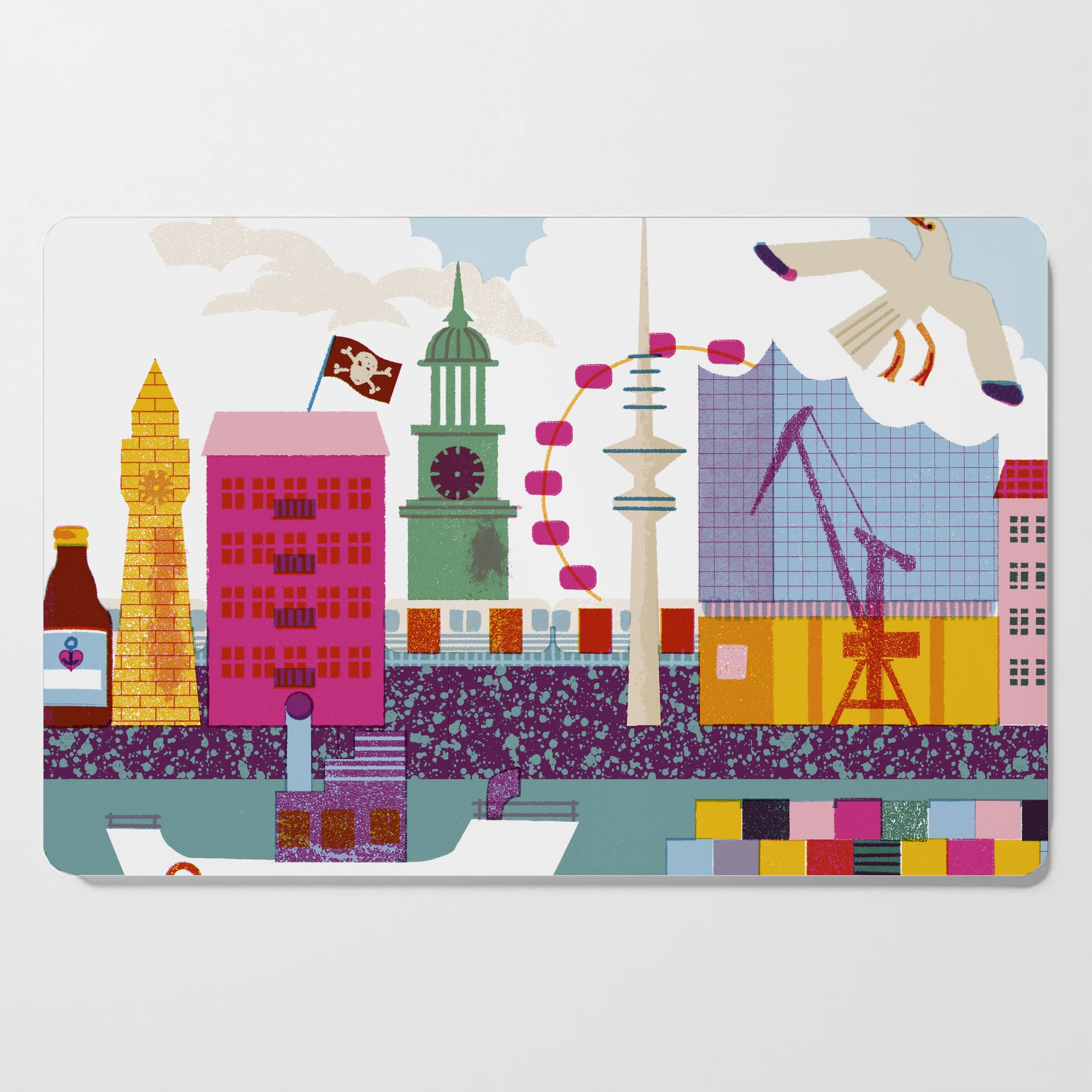 Hamburg Breakfast Plate Set jungwiealt