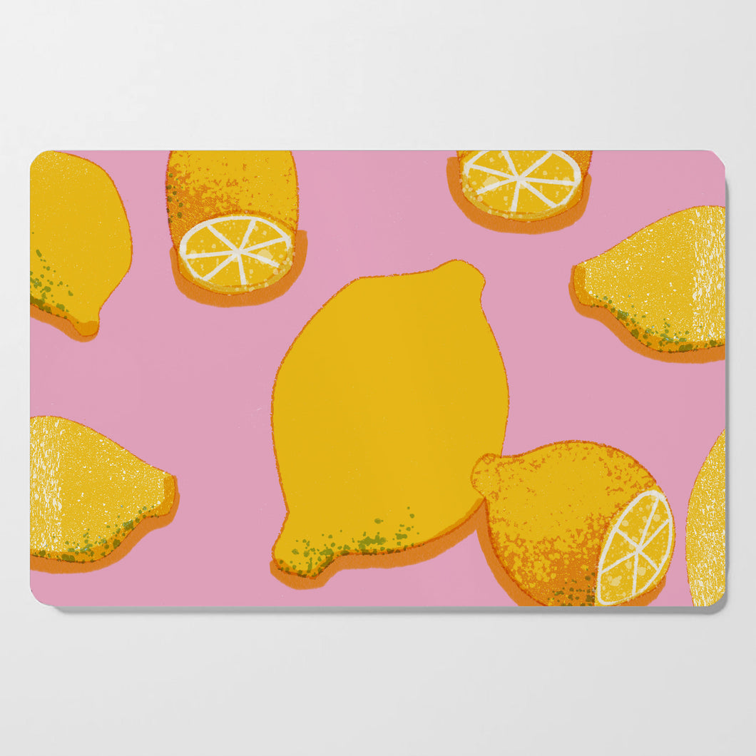 Pink Lemons Breakfast Plate jungwiealt