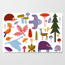 Load image into Gallery viewer, Woodland Animals Breakfast Plate jungwiealt