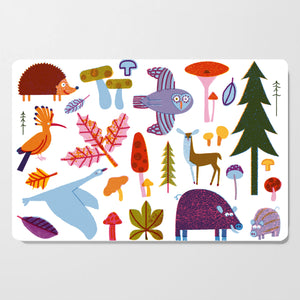 Woodland Animals Breakfast Plate jungwiealt