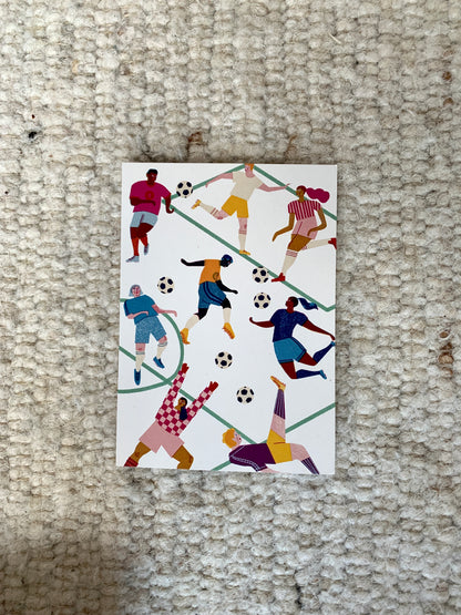Fußball Postkarte DIN A6