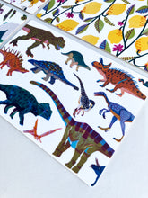 Load image into Gallery viewer, detail of Dinosaurs Breakfast Plate jungwiealt