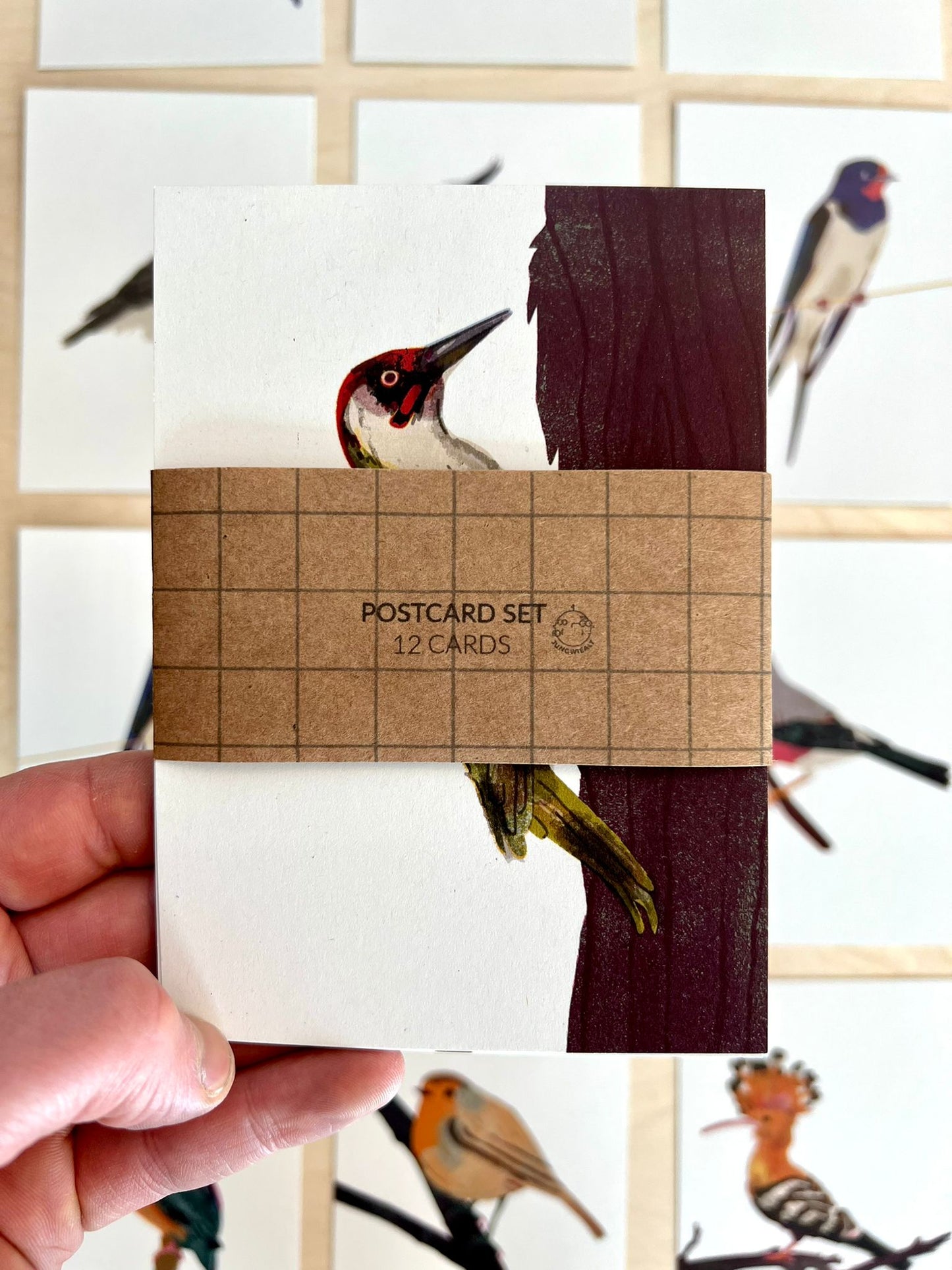 Vogel Postkarte Set (12 Karten) DIN A6