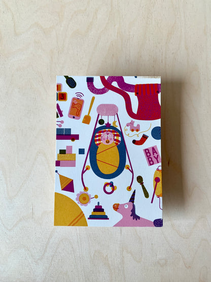 Babysachen Postkarte DIN A6