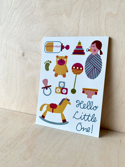 Baby Baby Postkarte DIN A6