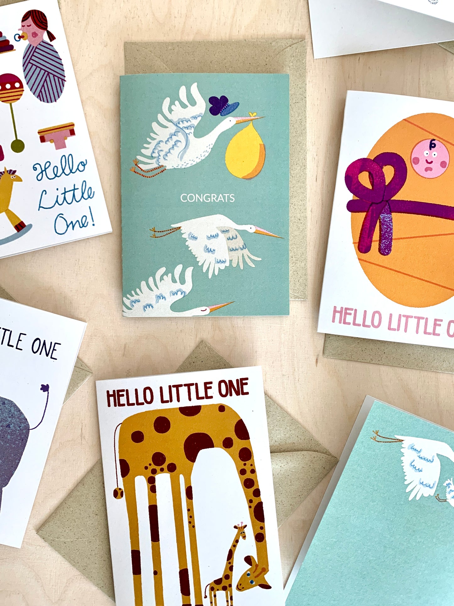 Baby Greeting Card Set jungwiealt