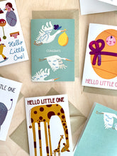 Laden Sie das Bild in den Galerie-Viewer, Baby Greeting Card Set jungwiealt