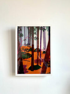 framed Trees Digital Print DIN A3 jungwiealt