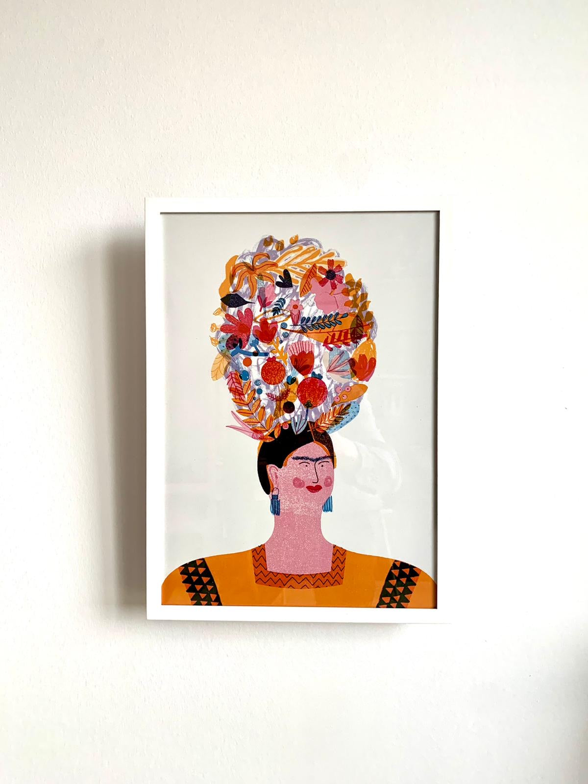 framed Frida Digital Print DIN A3 jungwiealt