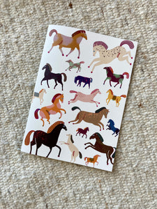 Horse paper folder with filing strip jungwiealt