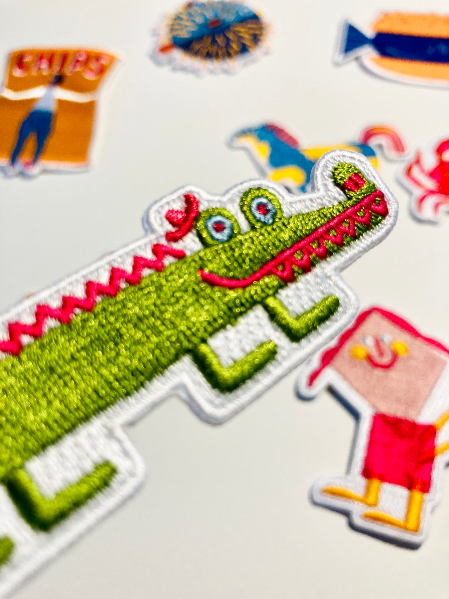 Krokodil Aufnäher