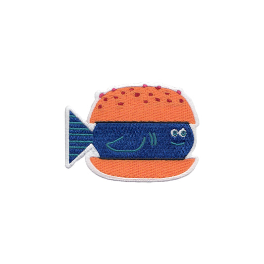Fischbrötchen Aufnäher