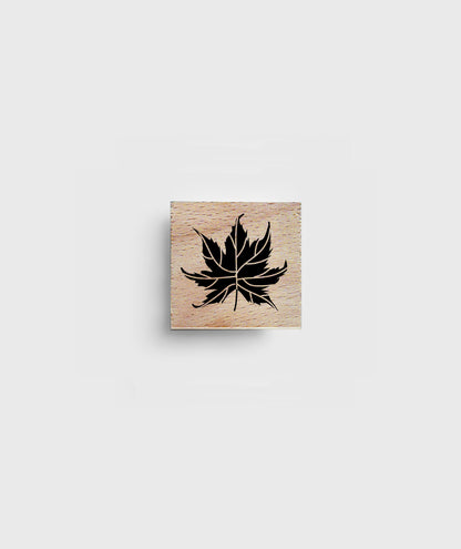 Laubblatt Stempel