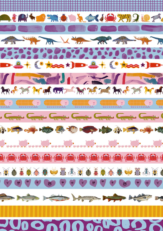 Stripes Washi Tape jungwiealt